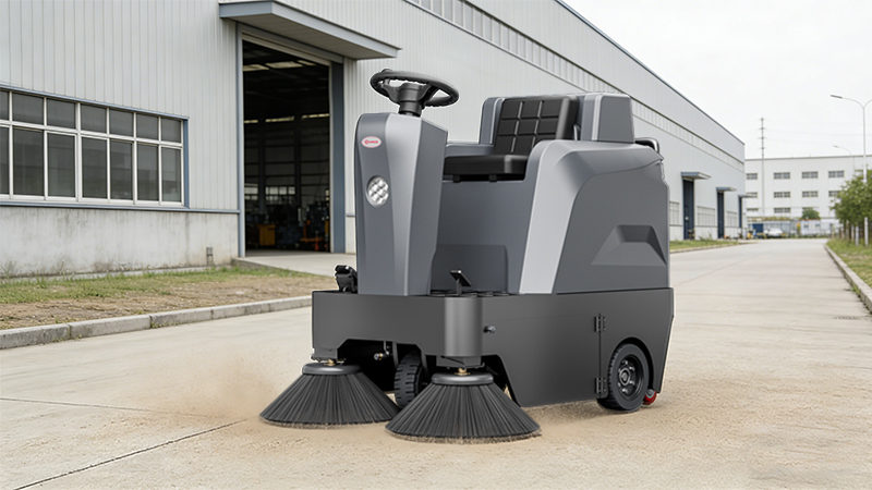 科技賦能廠區，湖北恒泰電線電纜有限公司引入揚子YZ-S4駕駛式掃地機
