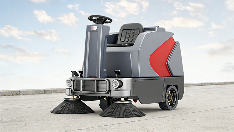 高效潔凈，一步到位：中節能（西安）采購揚子YZ-S6駕駛式掃地機